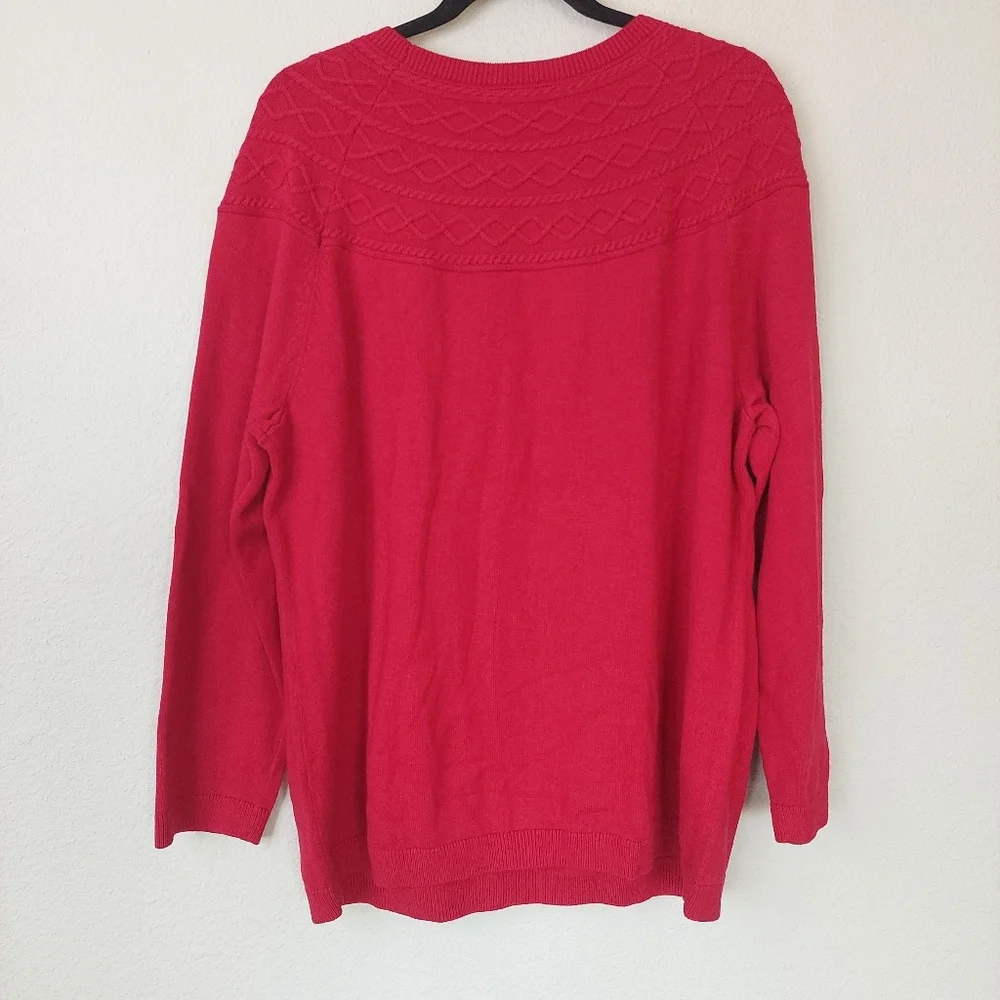 Talbots Cotton‎ Cashmere Blend Sweater Size 2X